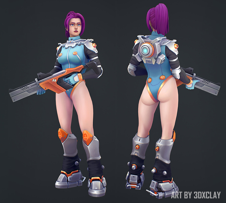 3d character,3d handpaint,3dxclay